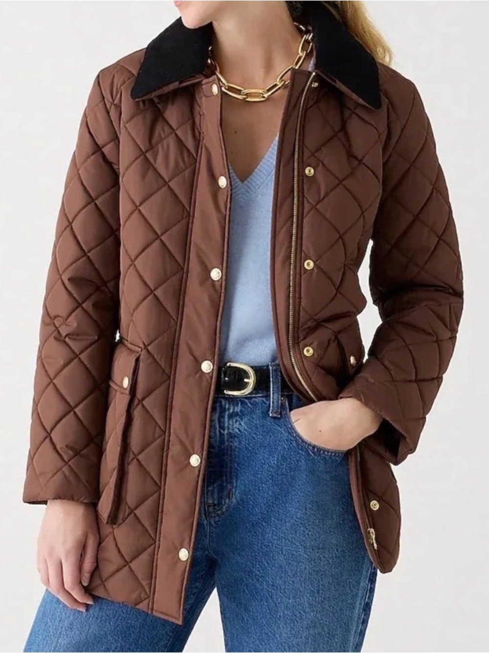 J.Crew Heritage Quilted Barn Jacket BT827 WMS XL Outdoor Countryside Fall